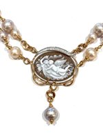 Halskette Silvia Kelly Dame Cameo in Gold G 471/3B-351632 - G 471/3B-351632